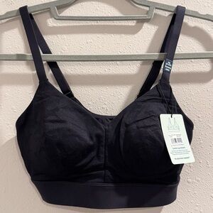 Tommy John Size XS (D-DD) Black Second Skin Triangle Comfort Lace Bralette NWT